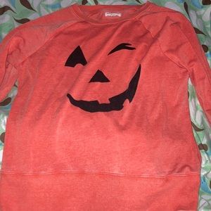 Xxl Pumpkin/ Jackolantern Halloween long sleeve sweater shirt